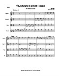 Violin Sonata in C Major. Arranged for String Quartet